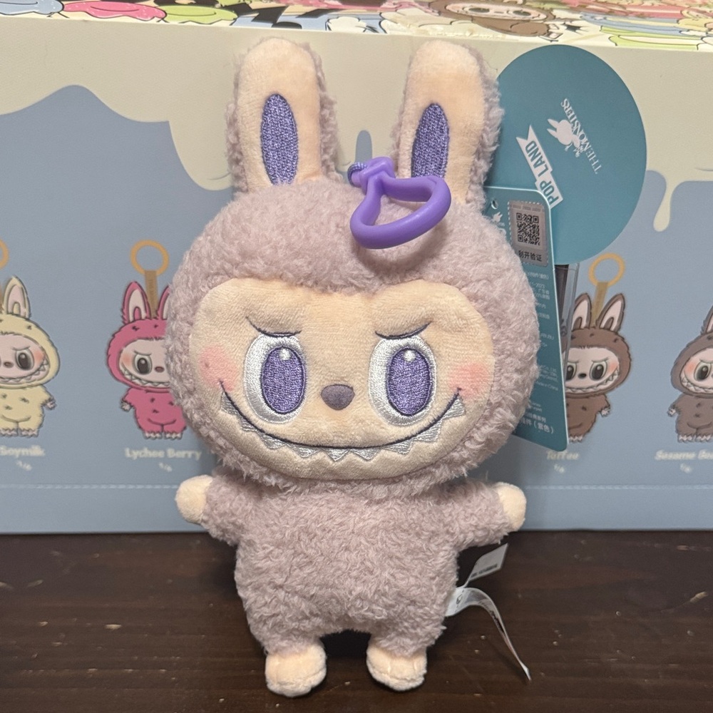 Popland exclusive labubu plush-purple